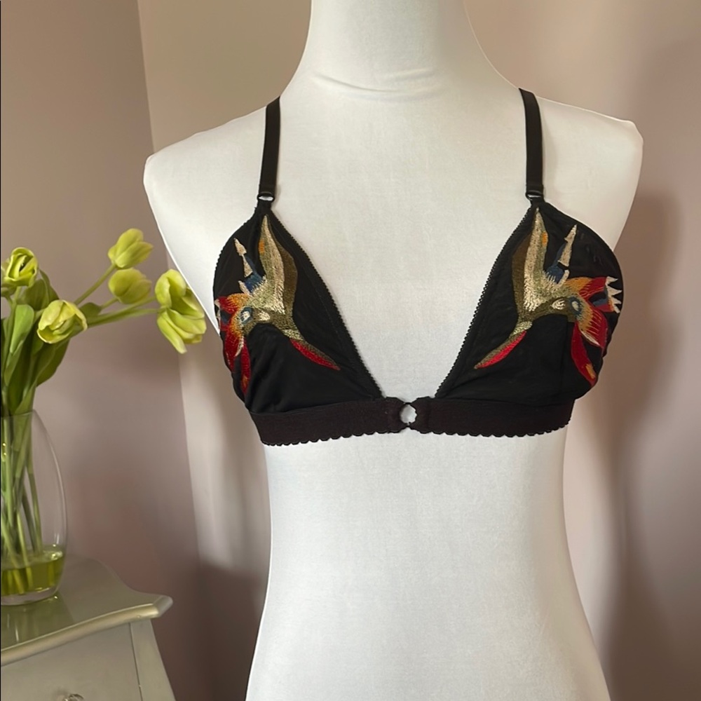 Vibrant Embroidered Bralette